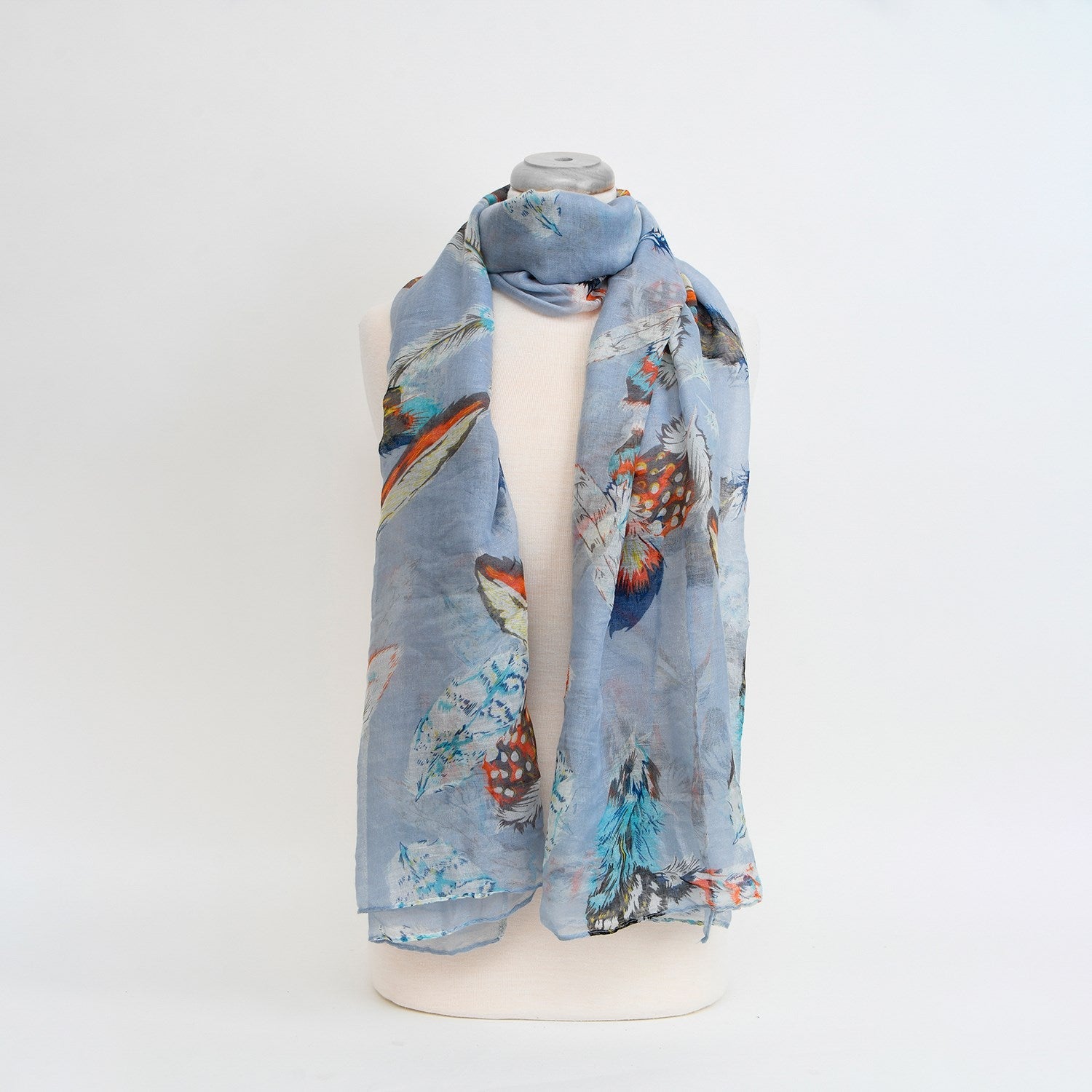 Scarf - Feather Print