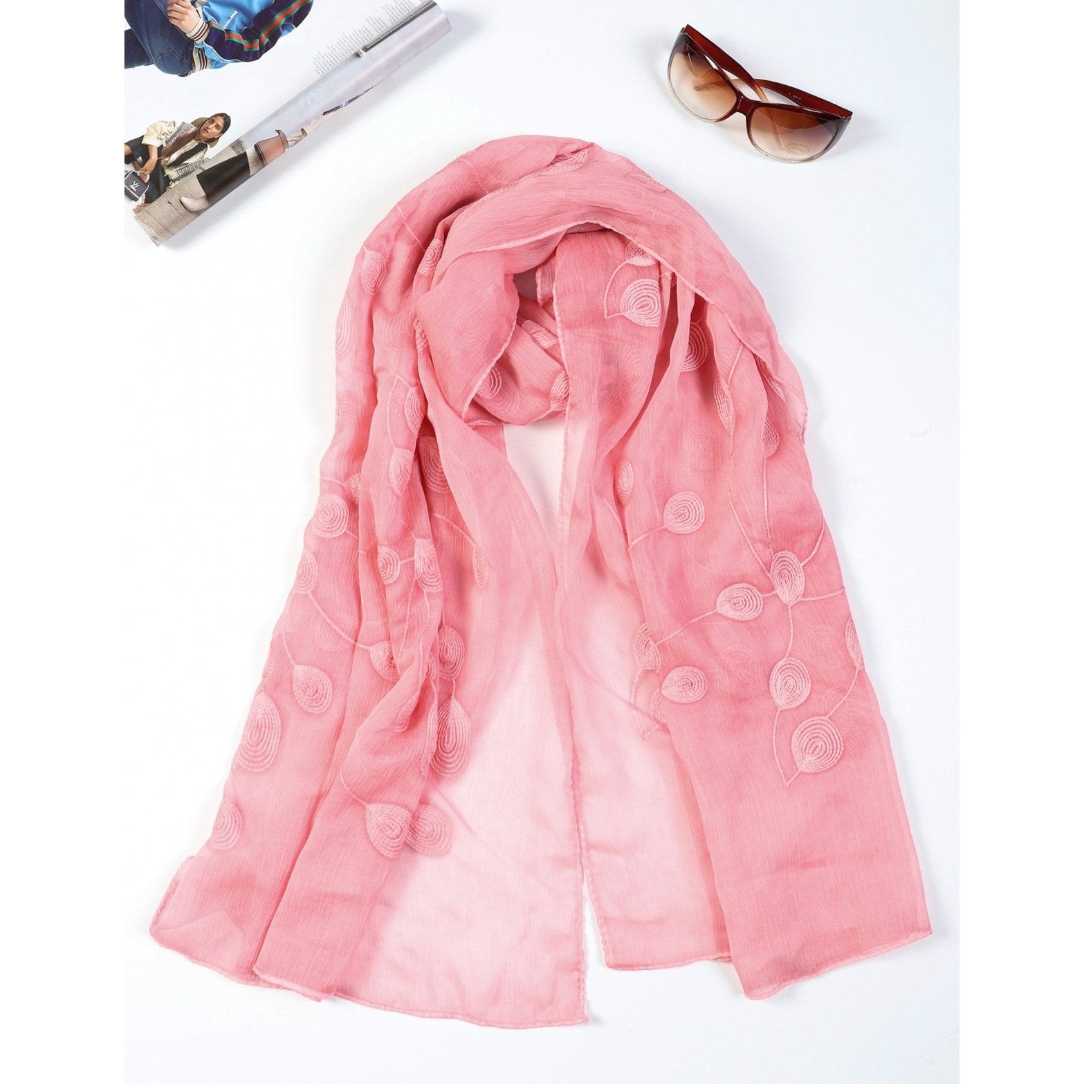 Scarf - Flower & Lace