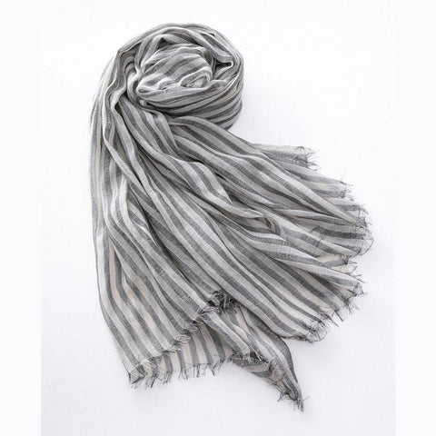 Scarf - Gauzy Parisian Stripe