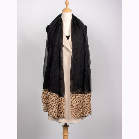 Scarf - Leopard Ends