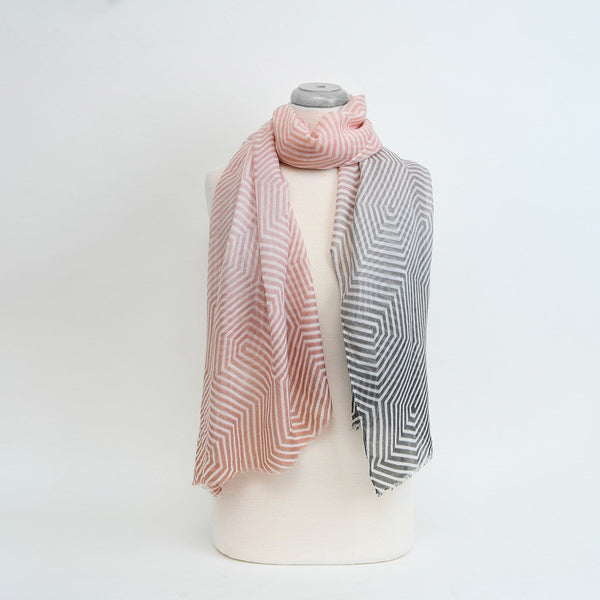 Scarf - Two-Toned Stripe
