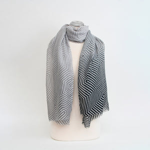 Scarf - Two-Toned Stripe