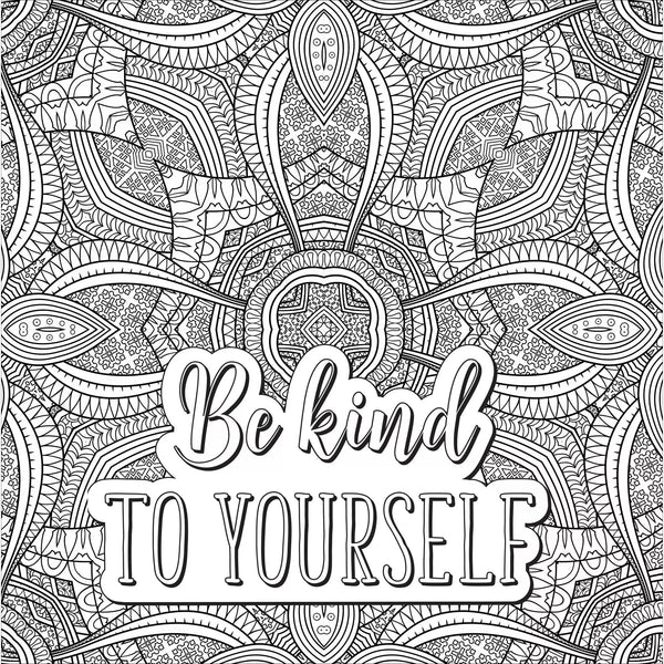 Self Care Artist's Colouring Book