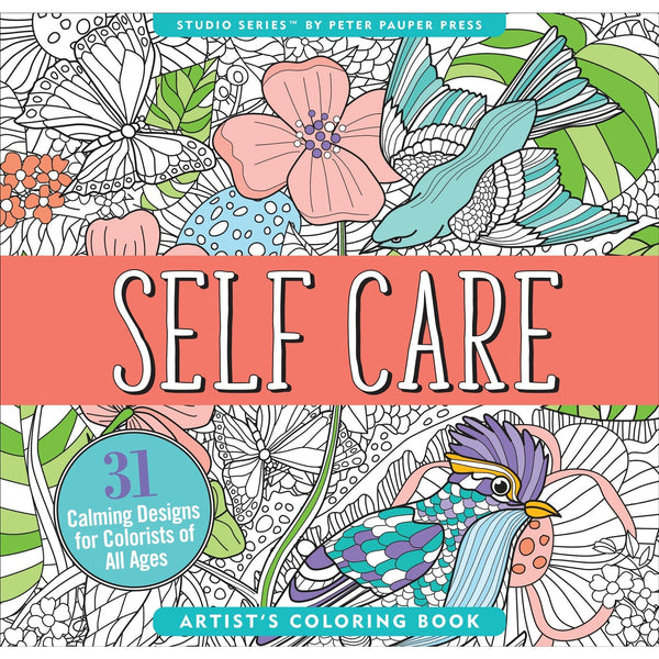 Self Care Artist's Colouring Book