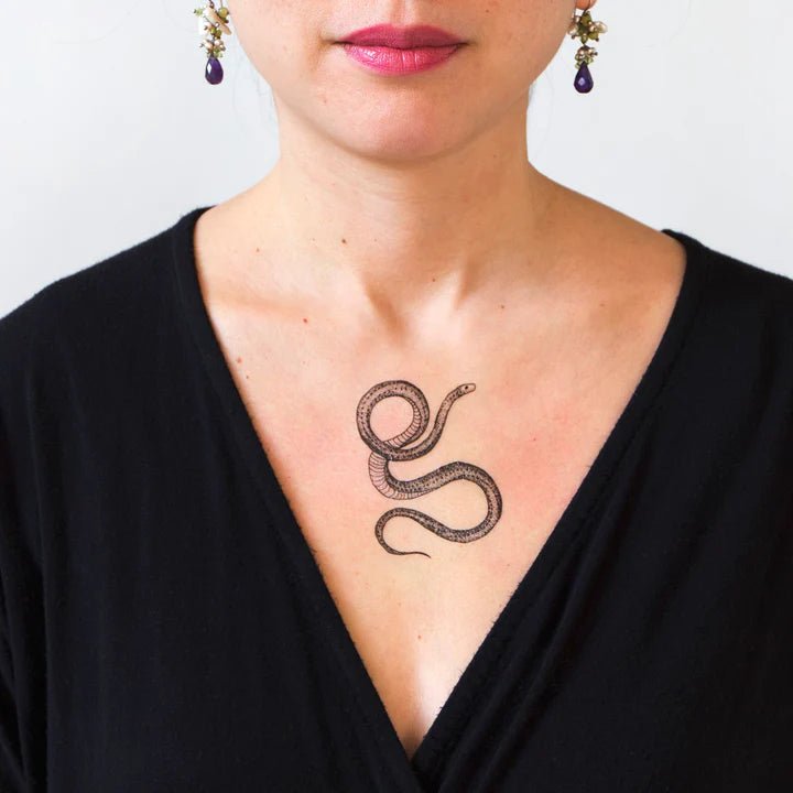 Serpent Temporary Tattoo