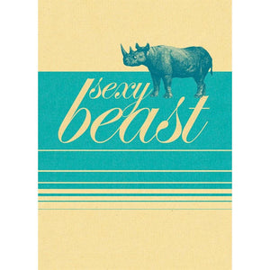 Sexy Beast - Greeting Card - Birthday
