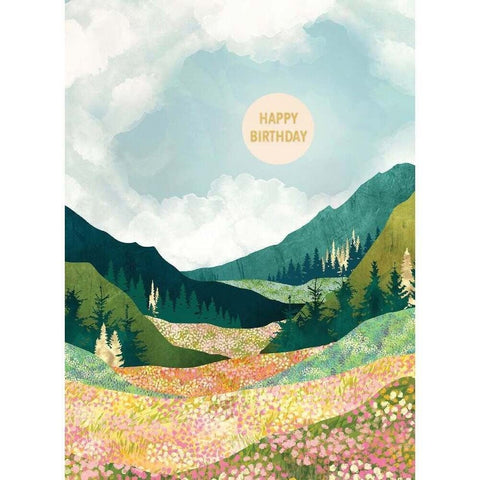 Spring Flower Vista - Greeting Card - Birthday