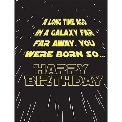 Star Wars - Greeting Card - Birthday