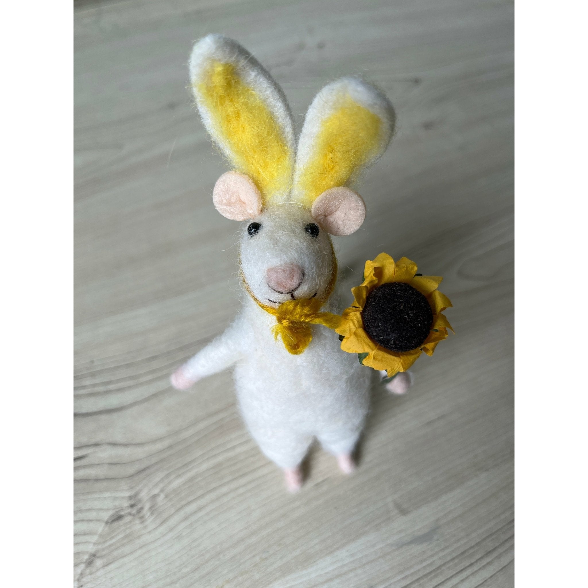 Stephanie Sunflower Bunny - Ornament