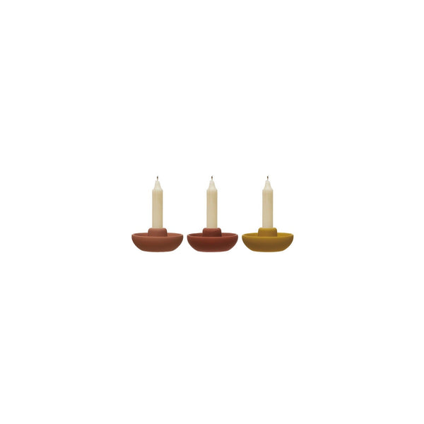 Stoneware Taper Candle Holder