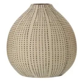 Stoneware Textured Vase