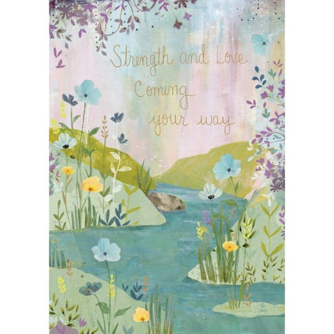 Strength & Love - Greeting Card - Sympathy