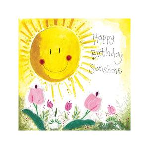 Sunshine Flowers - Greeting Card - Birthday