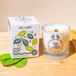 Sweet Tender Basil Coal & Canary Candle