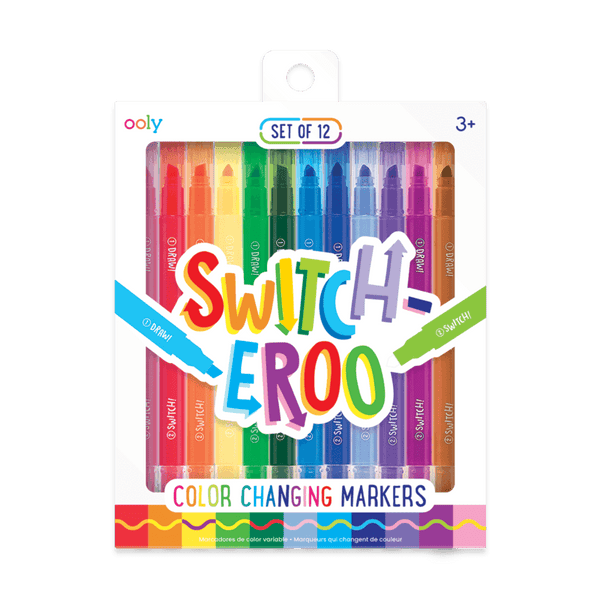 Switch-eroo Color Changing Markers - Set Of 12