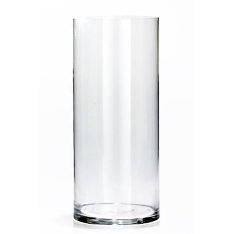 Tall Glass Cylinder Vase