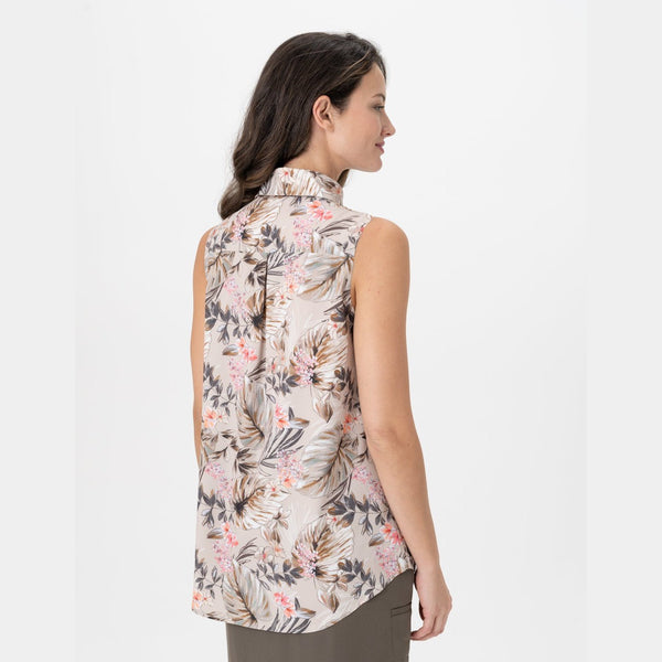 Terra Woven Sleeveless Blouse