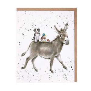 The Donkey Ride - Greeting Card - Blank