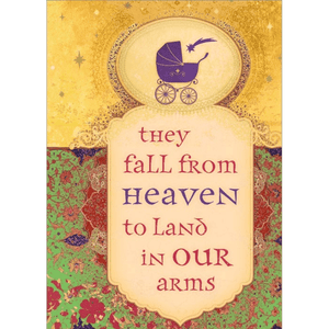 They Fall From Heaven - Greeting Card - Baby