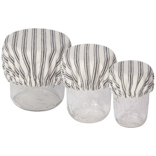 Ticking Stripe Mini Bowl Covers