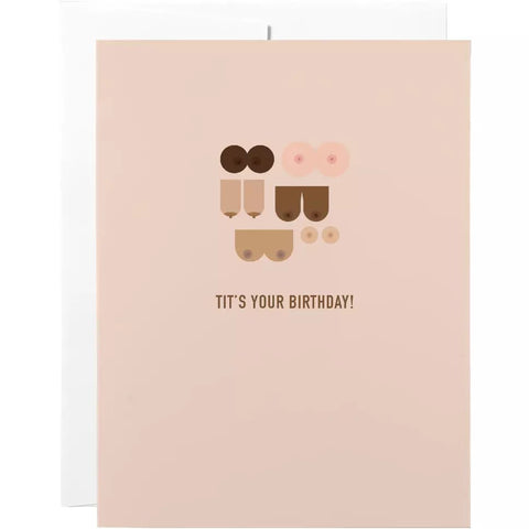 Tit's Your Birthday - Greeting Card - Birthday