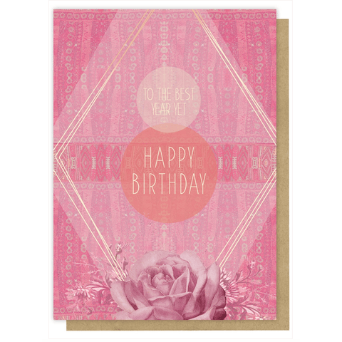To The Best Year Yet - Greeting Card - Birthday