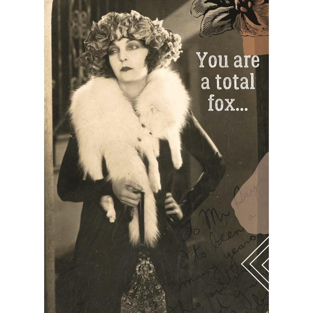 Total Fox - Greeting Card - Birthday
