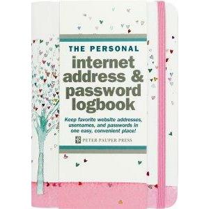 Tree Of Hearts Internet Address & Password Book