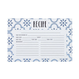 True Blue Recipe Cards