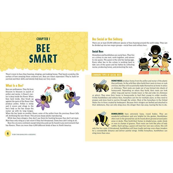 Turn This Book Into A Beehive! - Paperback Book