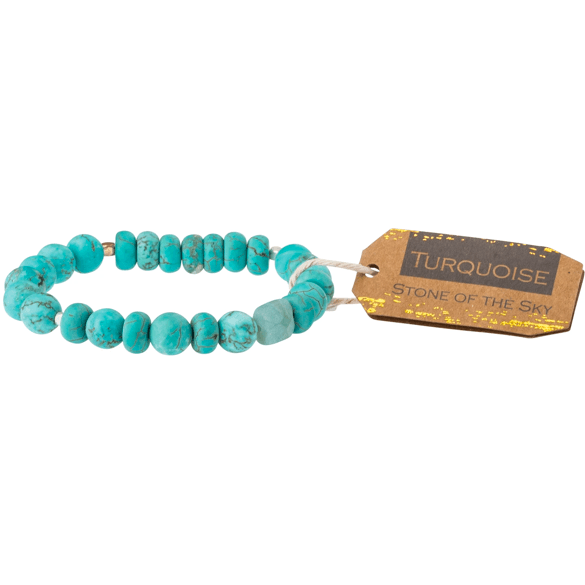 Turquoise Stone Bracelet - Stone Of The Sky