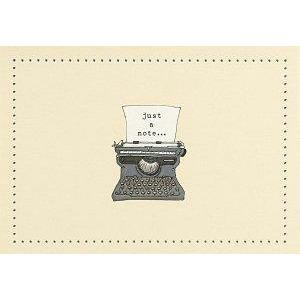 Typewriter - Notecard Set - Blank