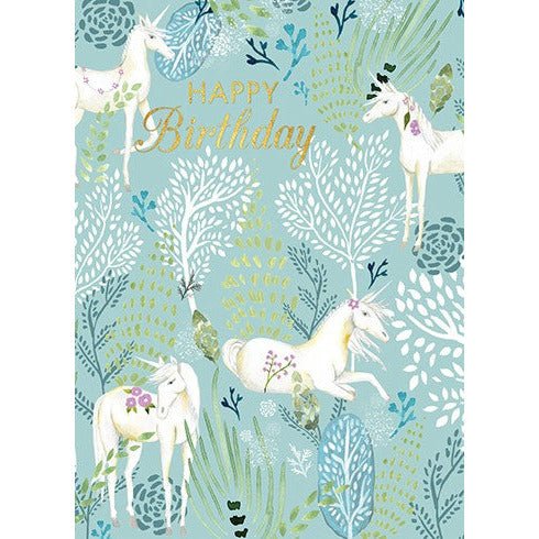 Unicorn Forest - Greeting Card - Birthday