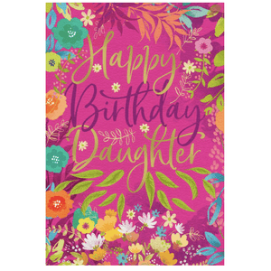 Vibrant Daughter - Greeting Card - Birthday