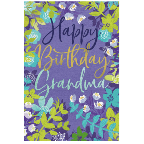 Vibrant Grandma - Greeting Card - Birthday