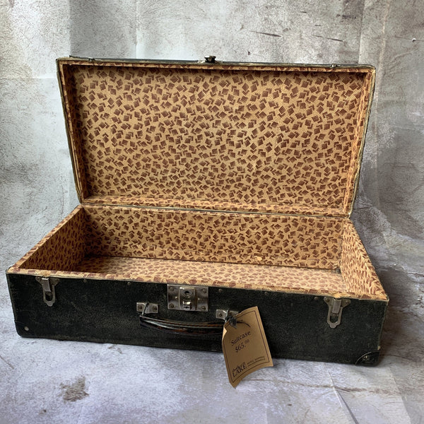 Vintage Black Suitcase