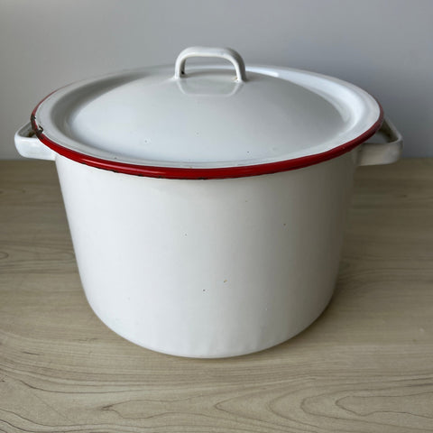 Vintage Enamelware Pot