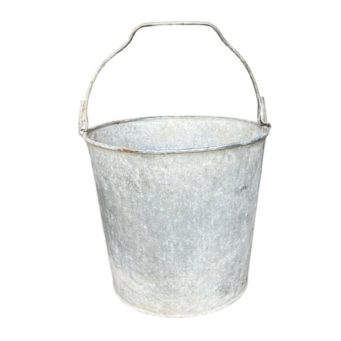 Vintage French Zinc Bucket