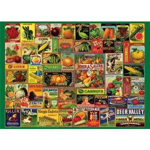 Vintage Seed Packets Puzzle