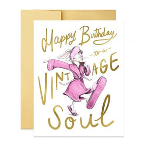 Vintage Soul - Greeting Card - Birthday
