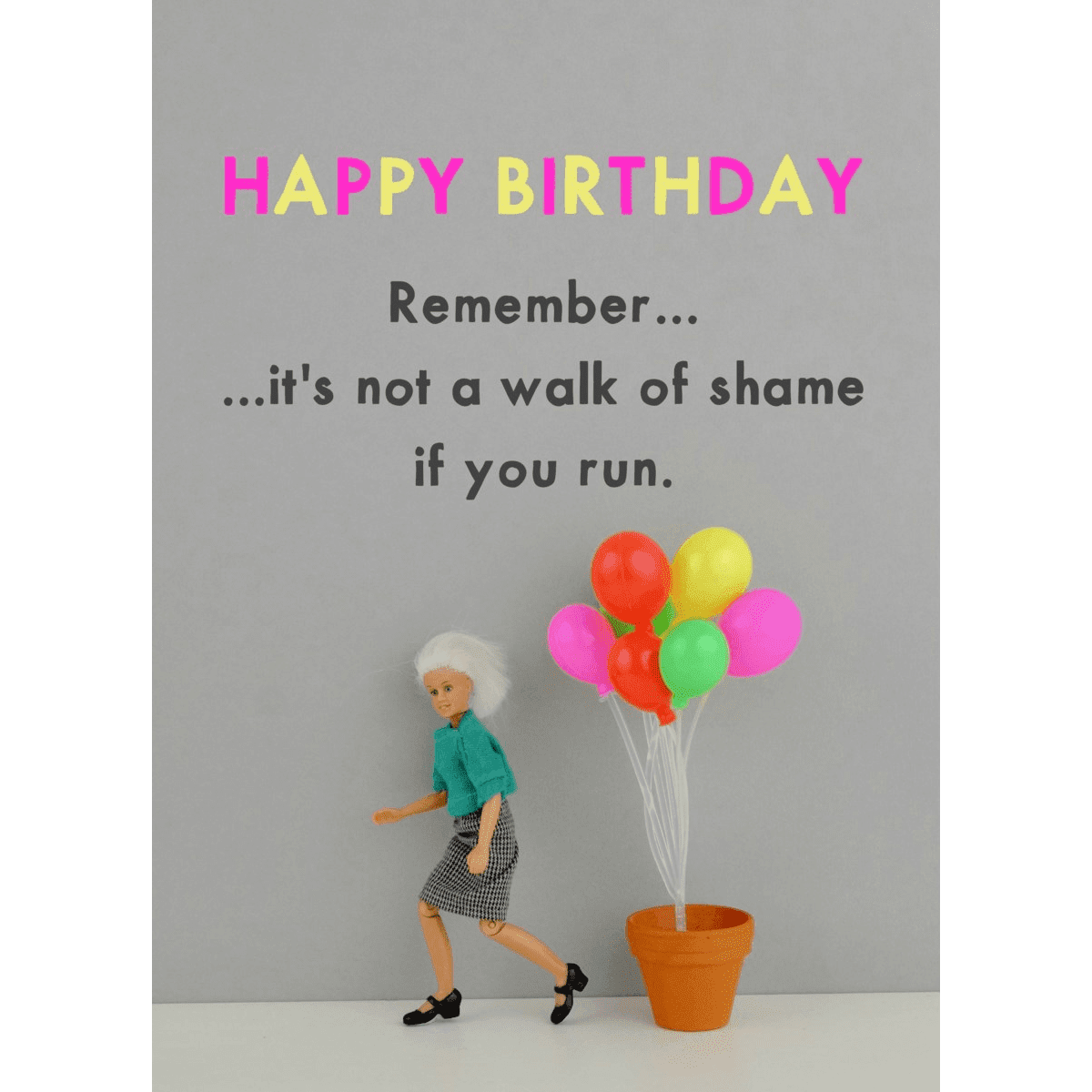 Walk of Shame - Greeting Card - Birthday