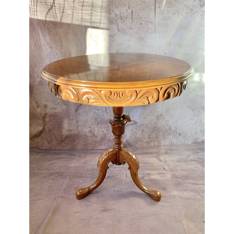 Walnut Pedestal Table