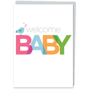 Welcome Baby - Greeting Card - Baby