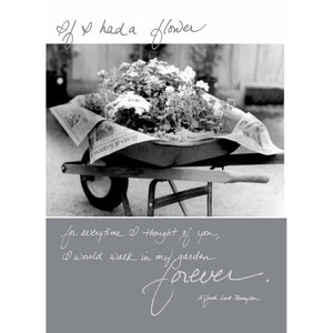 Wheelbarrow With Flowers - Greeting Card - Birthday