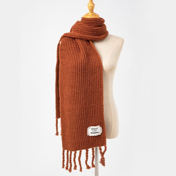 Winter Scarf - Ribbed Knit