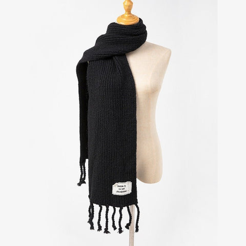 Winter Scarf - Ribbed Knit