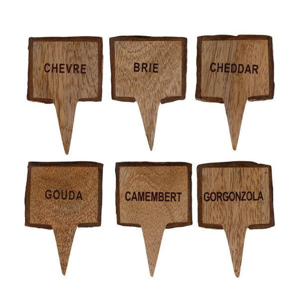 Wooden Cheese Markers