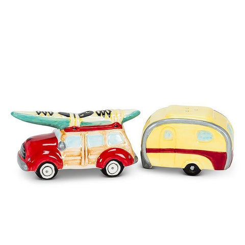 Woody Car & Camper Salt & Pepper