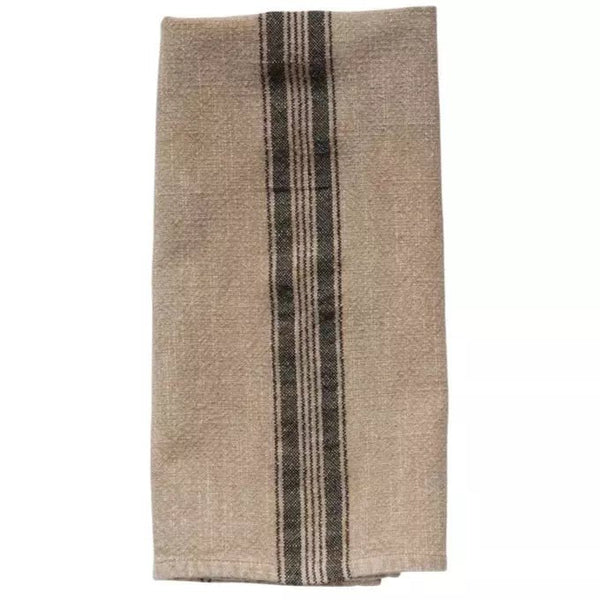 Woven Cotton Blend Tea Towel