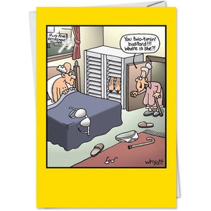You Two-Timin' - Greeting Card - Birthday